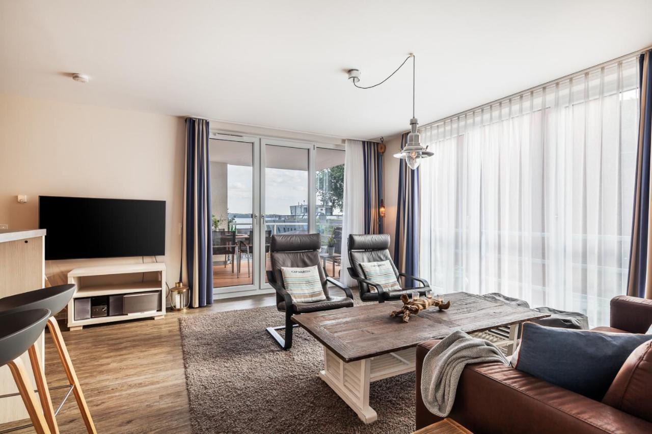 Apartmenthaus Hafenspitze Ap 5 - "Am Yachthafen 5" - Blickrichtung Offenes Meerstrandpromenade Eckernförde Zewnętrze zdjęcie
