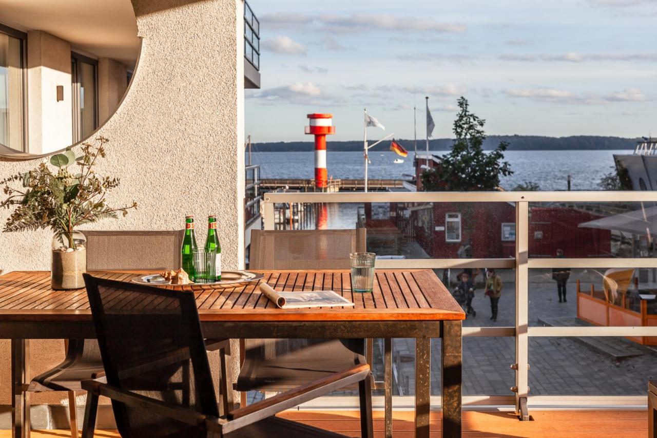 Apartmenthaus Hafenspitze Ap 5 - "Am Yachthafen 5" - Blickrichtung Offenes Meerstrandpromenade Eckernförde Zewnętrze zdjęcie