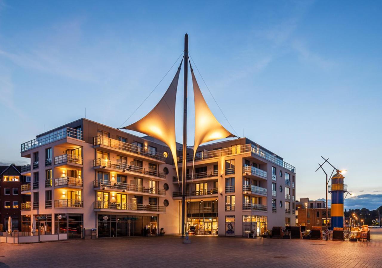 Apartmenthaus Hafenspitze Ap 5 - "Am Yachthafen 5" - Blickrichtung Offenes Meerstrandpromenade Eckernförde Zewnętrze zdjęcie